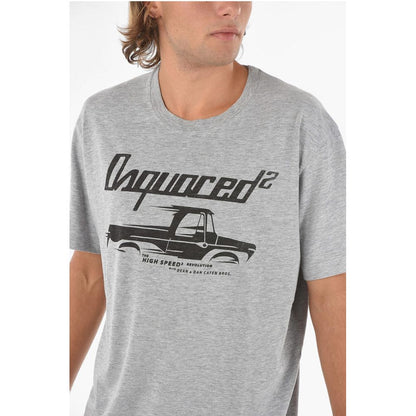 Dsquared² Flamed Cotton HIGH SPEED COOL FIT Printed T-shirt