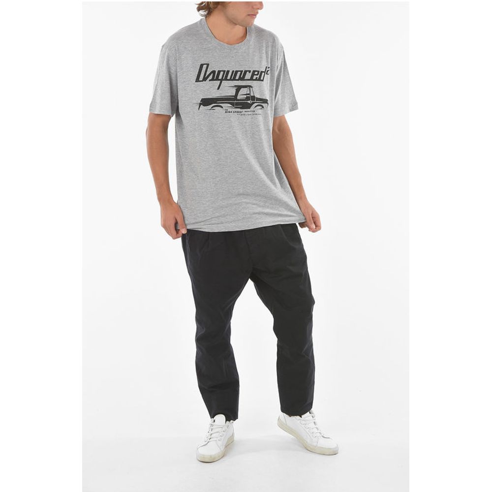 Dsquared² Flamed Cotton HIGH SPEED COOL FIT Printed T-shirt