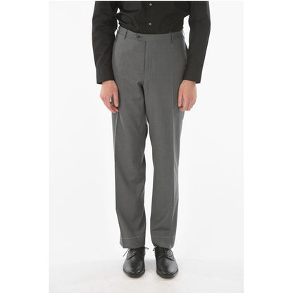 Corneliani Extrafine Virgin Wool LEADER Slack Pants with Basket Weave P