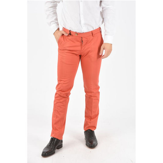 Corneliani ID Stretched Cotton Chino Pants with 4 Pockets