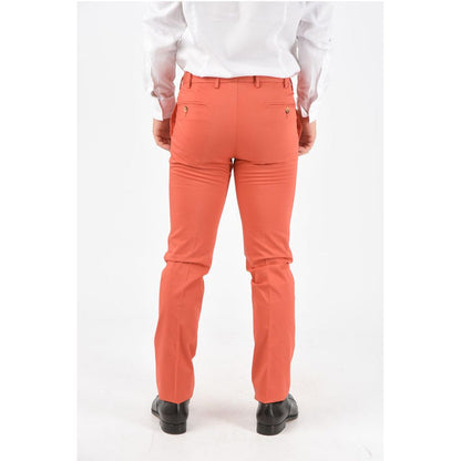 Corneliani ID Stretched Cotton Chino Pants with 4 Pockets