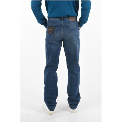 Corneliani ID LUXURY DENIM 5-pocket Mid-wash Jeans