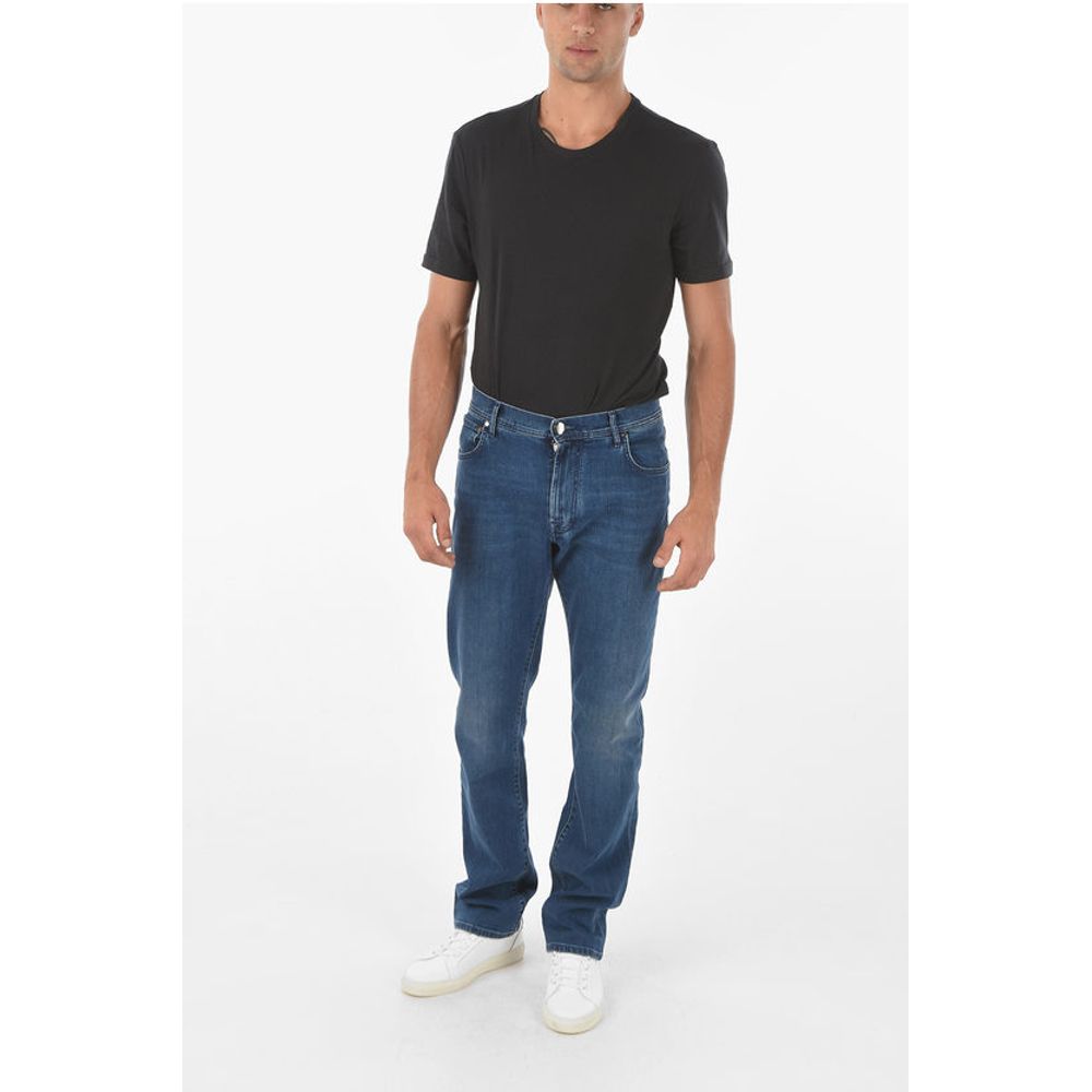 Corneliani ID LUXURY DENIM 5-pocket Mid-wash Jeans