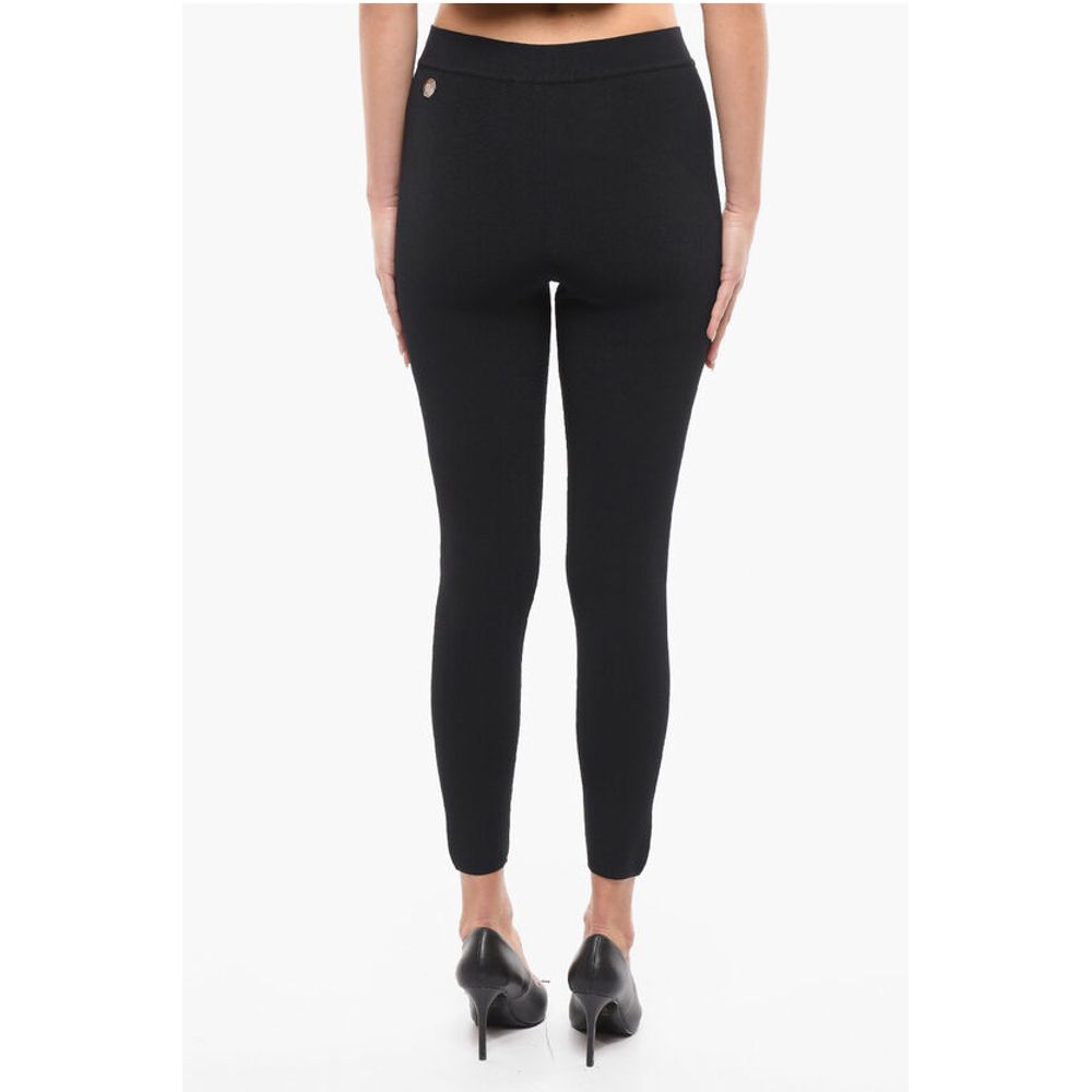Philipp Plein COUTURE Lace-up Detail STRING Leggings