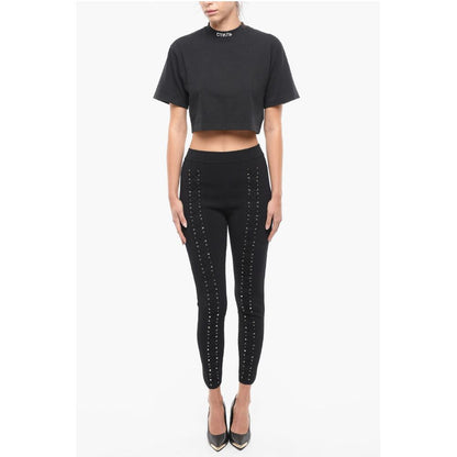 Philipp Plein COUTURE Lace-up Detail STRING Leggings