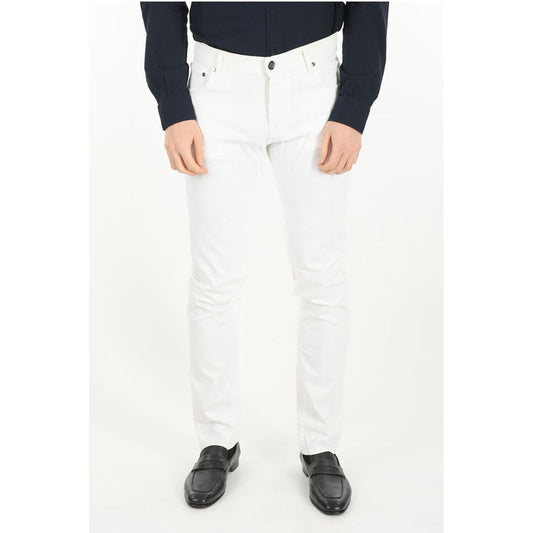 Corneliani ID LUXURY DENIM Stretchy Mid Rise Jeans 15cm