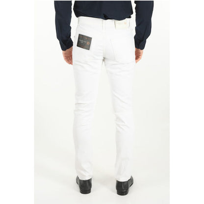 Corneliani ID LUXURY DENIM Stretchy Mid Rise Jeans 15cm