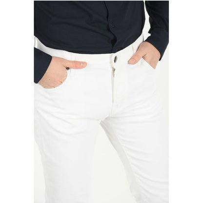 Corneliani ID LUXURY DENIM Stretchy Mid Rise Jeans 15cm