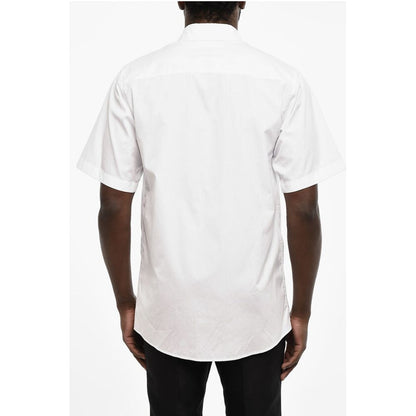 Dsquared² popeline spread collar shirt with breast pocket