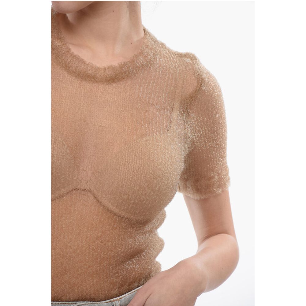 Maison Margiela MM0 See Through Knitted Nylon Top
