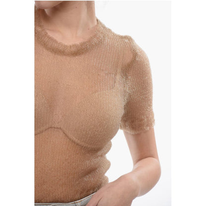 Maison Margiela MM0 See Through Knitted Nylon Top
