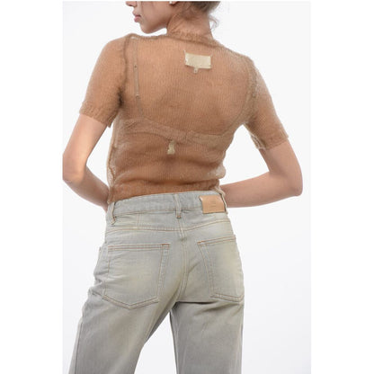 Maison Margiela MM0 See Through Knitted Nylon Top