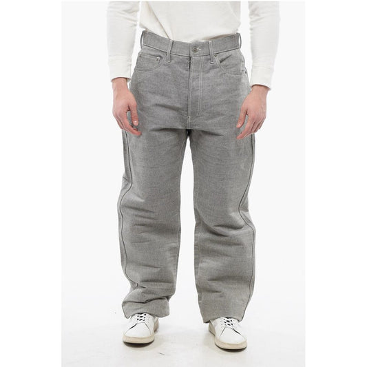 Maison Margiela MM0 Micro Herringbone Cotton Straight Fit Pants