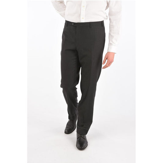 Corneliani LEADER Popeline Virgin Wool Pants
