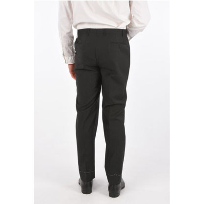 Corneliani LEADER Popeline Virgin Wool Pants