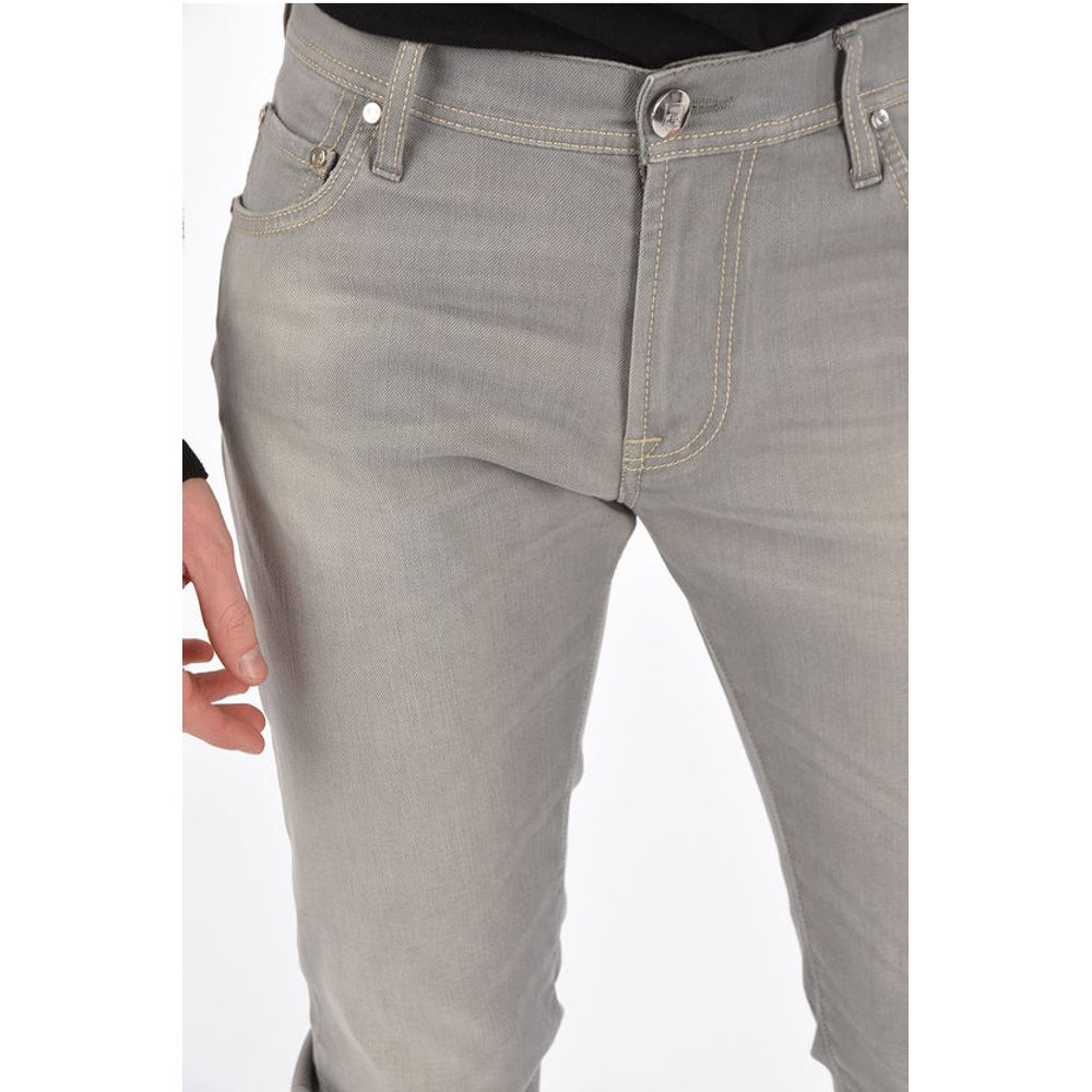 Corneliani ID 5 Pocket Skinny Fit Denim Pants
