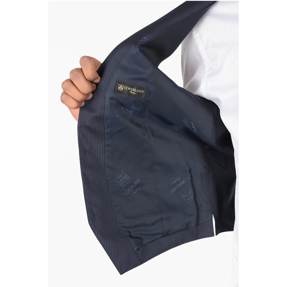 Corneliani Pinstriped LEADER Virgin Wool Vest