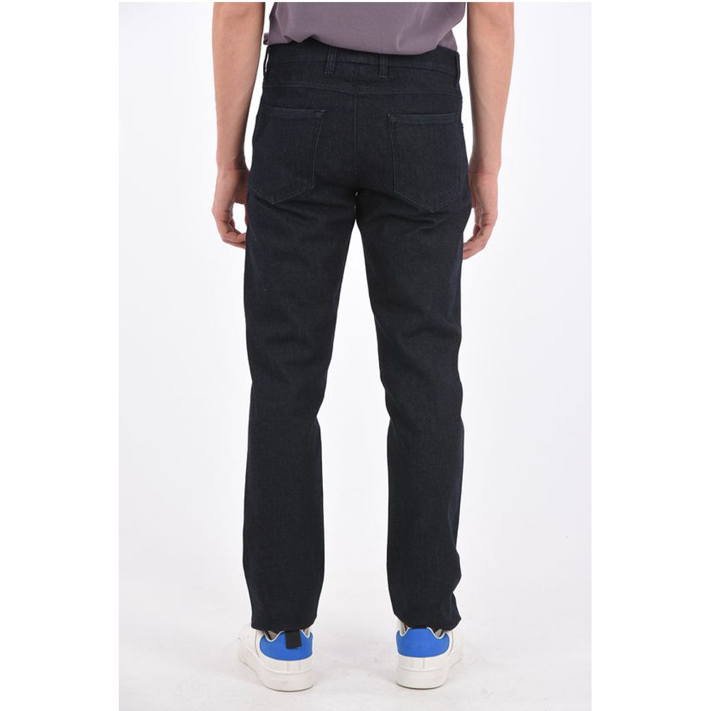Corneliani Cotton and Cashmere RODRIGO Slim Fit Jeans 19 Cm