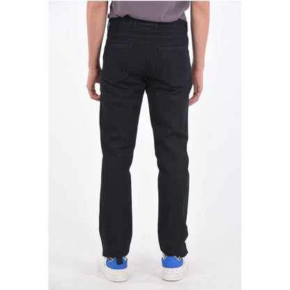Corneliani Cotton and Cashmere RODRIGO Slim Fit Jeans 19 Cm