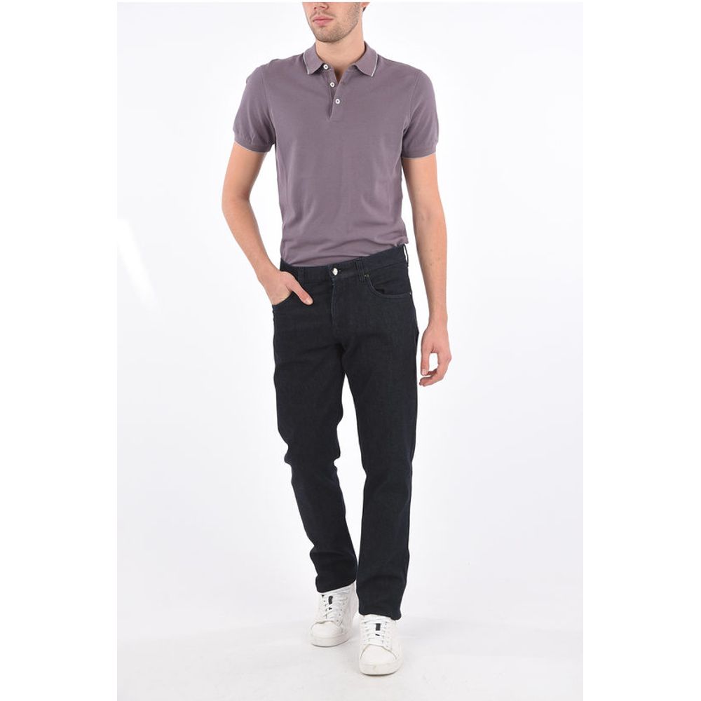 Corneliani Cotton and Cashmere RODRIGO Slim Fit Jeans 19 Cm