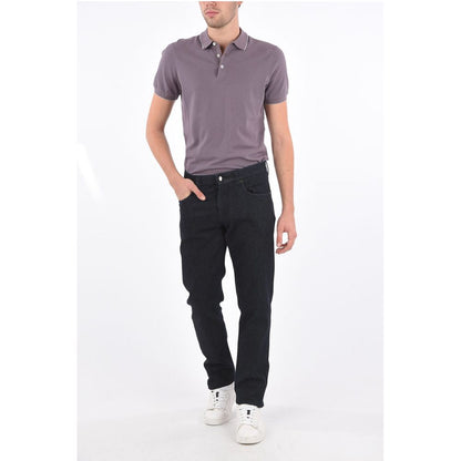 Corneliani Cotton and Cashmere RODRIGO Slim Fit Jeans 19 Cm