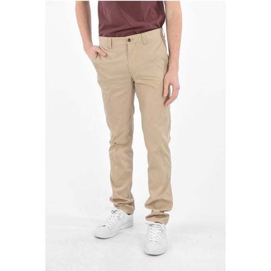 Corneliani ID Silk blend IDENTITY belt loops trousers