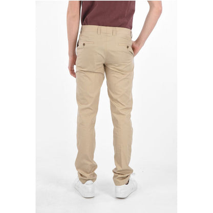 Corneliani ID Silk blend IDENTITY belt loops trousers