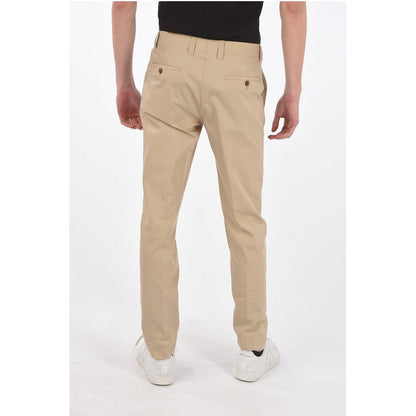 Corneliani ID Silk blend IDENTITY belt loops trousers