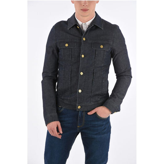 Corneliani CC COLLECTION Linen and Denim HARLEY Jacket