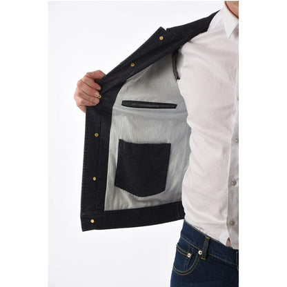 Corneliani CC COLLECTION Linen and Denim HARLEY Jacket