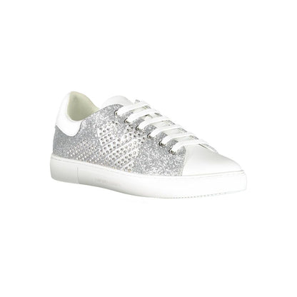 Emporio Armani Sneaker da donna in poliestere argento