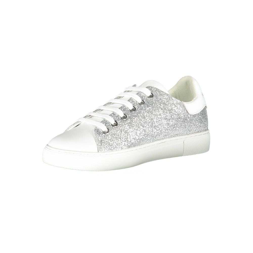 Emporio Armani Sneaker da donna in poliestere argento