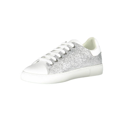 Emporio Armani Sneaker da donna in poliestere argento