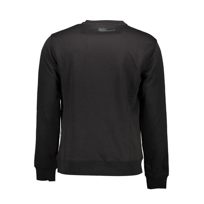 Plein Sport Black Cotton Men Sweater