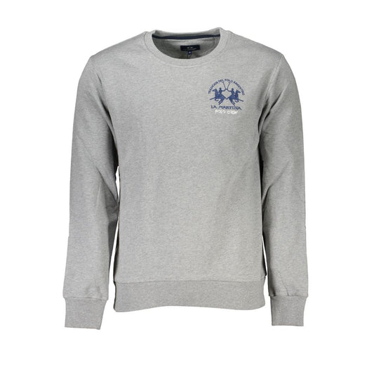 La Martina Brown Cotton Men Sweater