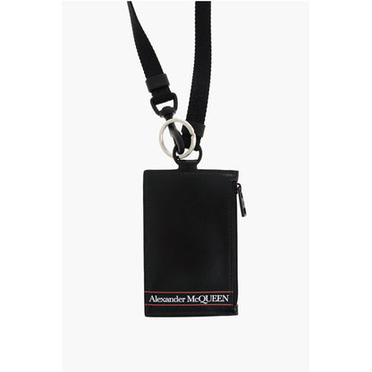 Alexander McQueen leather card holder