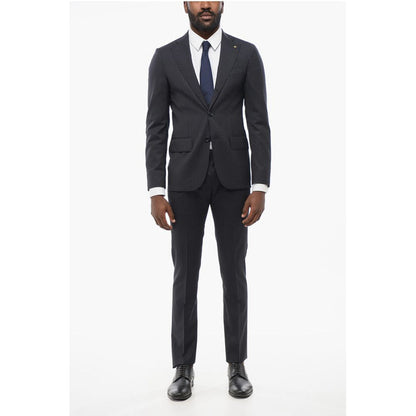 Corneliani CC COLLECTION Pintriped Single Breasted RETAILORED Cotton Su
