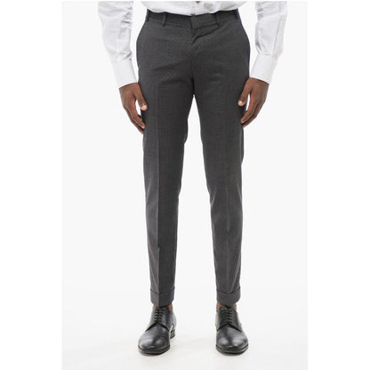 Corneliani CC COLLECTION Wool Blend RESET Single Breasted Suit With Fla