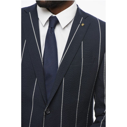 Corneliani CC COLLECTION Striped Single Breasted RESET Suit