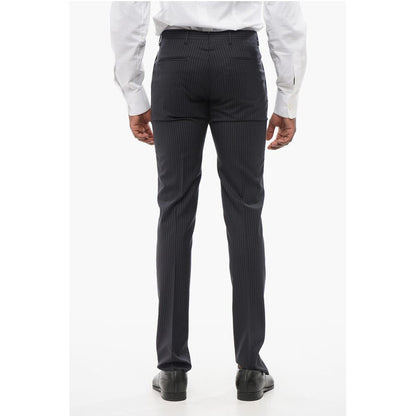 Corneliani CC COLLECTION Pintriped Single Breasted RETAILORED Cotton Su