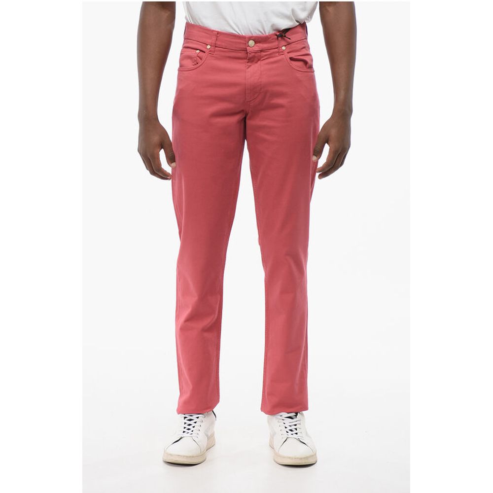 Corneliani ID LUXURY Straight Fit Denims with Embroidered Logo