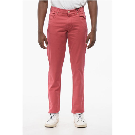Corneliani ID LUXURY Straight Fit Denims with Embroidered Logo