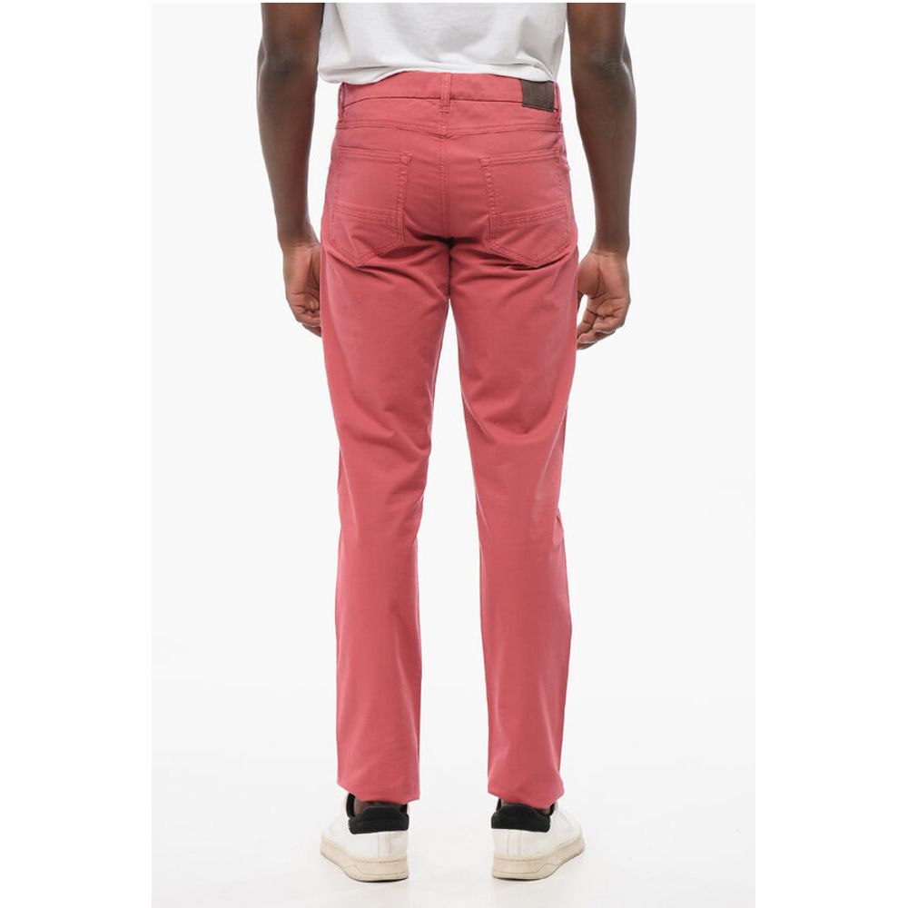 Corneliani ID LUXURY Straight Fit Denims with Embroidered Logo