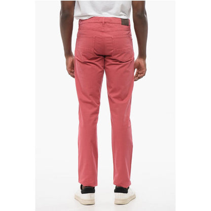 Corneliani ID LUXURY Straight Fit Denims with Embroidered Logo