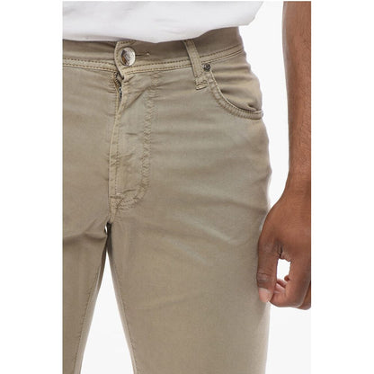 Corneliani ID LUXURY Straight Fit Denims with Embroidered Logo