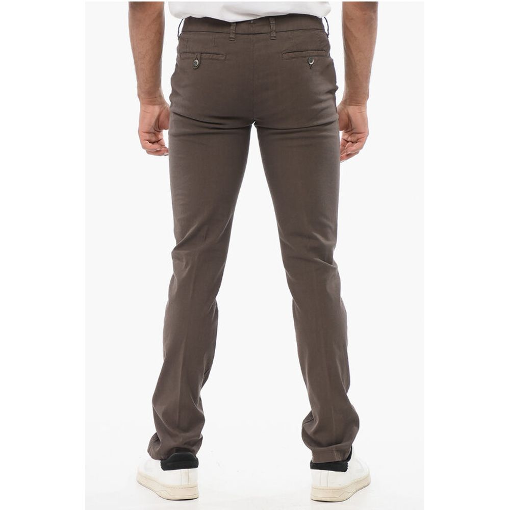 Corneliani Linen Blended Chinos Pants