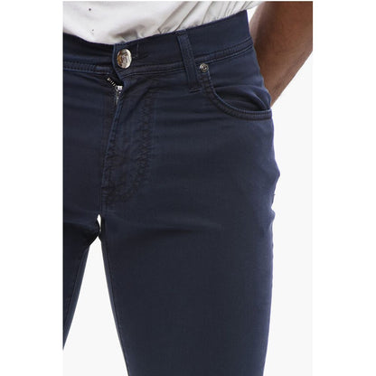 Corneliani ID LUXURY Straight Fit Denims with Embroidered Logo