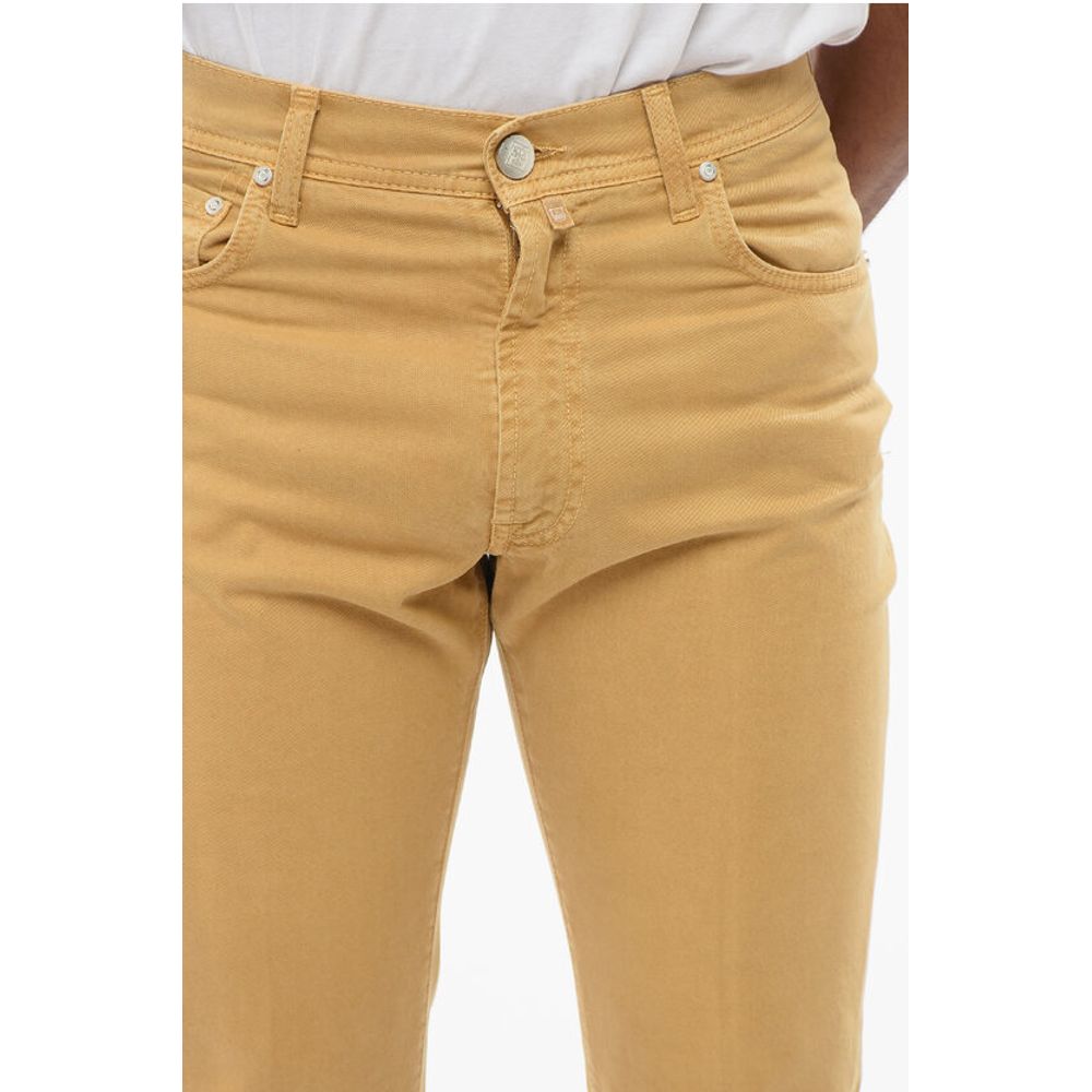 Corneliani ID LUXURY Straight Fit Denims with Embroidered Logo