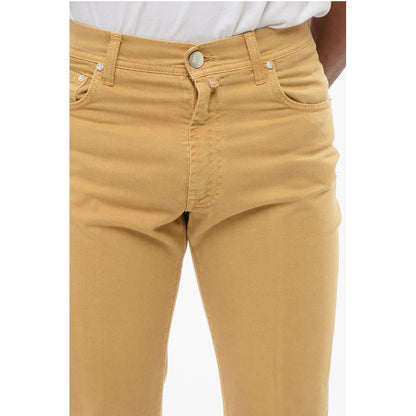 Corneliani ID LUXURY Straight Fit Denims with Embroidered Logo