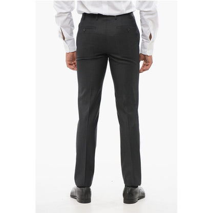 Corneliani CC COLLECTION Wool and Silk Blend Pants